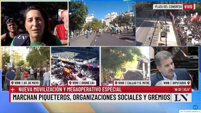 Manuela Castañeira en La Nación+ jubilados fmi