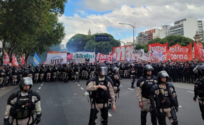 Represión de Bullrich Represión de Bullrich