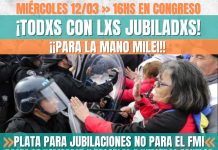 El SiTraRepA convoca a movilizar por los jubilados movilizar jubilados