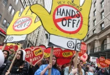 Hands off!: el grito contra Trump y Musk que movilizó a cientos de miles en los Estados Unidos Movilizaciones Trump Musk