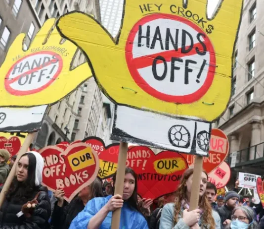 Hands off!: el grito contra Trump y Musk que movilizó a cientos de miles en los Estados Unidos Movilizaciones Trump Musk