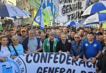 No es una acción de lucha, es un acto del sindicalismo peronista acto CGT