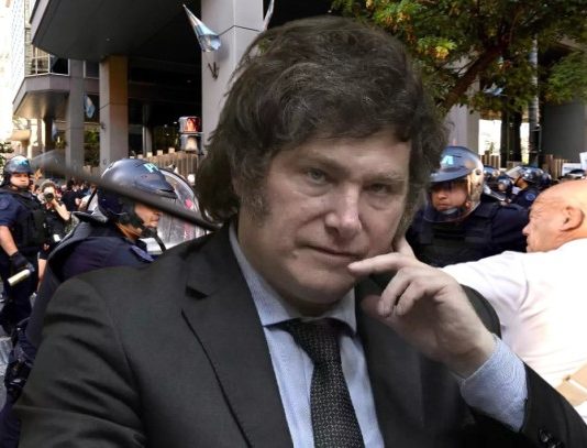 Milei en su peor momento Milei