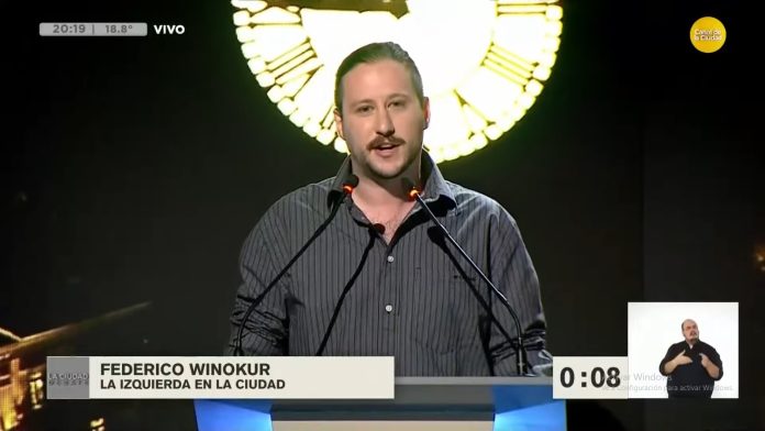 Federico Winokur La Izquierda en la Ciudad debate Ciudad de Buenos Aires