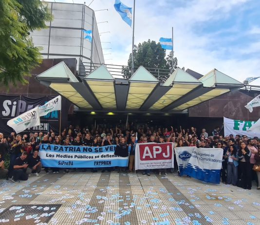 Jornada de lucha en Prensa escrita contra los salarios de hambre prensa