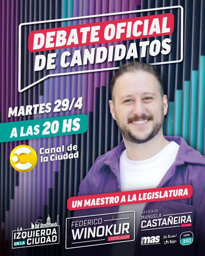 Un maestro a la Legislatura debate CABA