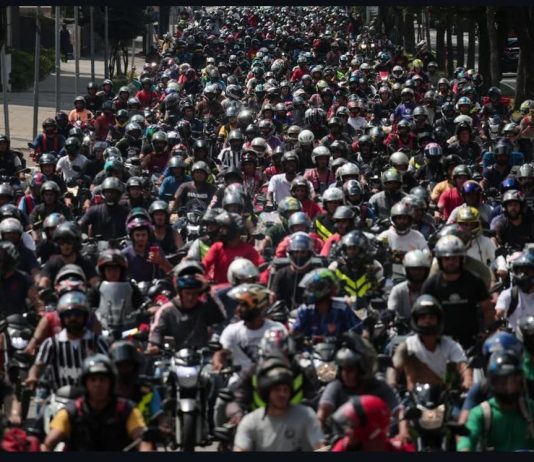 Una huelga histórica Repartidores