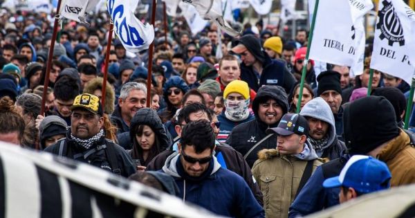 Paro obrero Tierra del Fuego