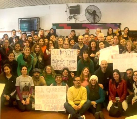 Docentes rechazan la persecución judicial y antisindical contra SUTEBA Tigre SUTEBA Tigre
