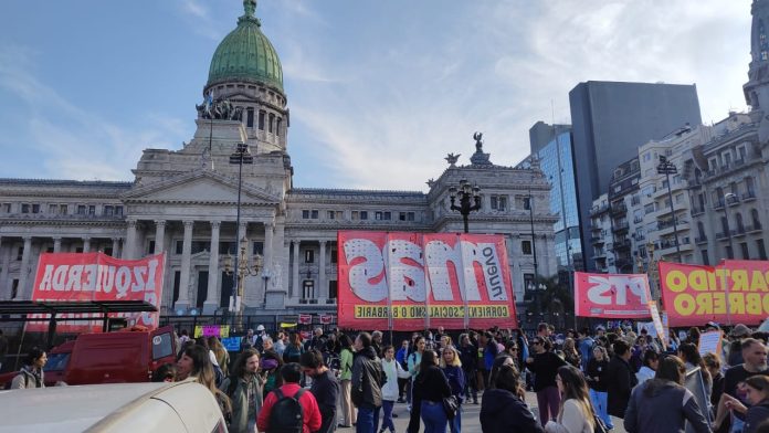 Jornada de movilización en el Congreso Movilización a Congreso