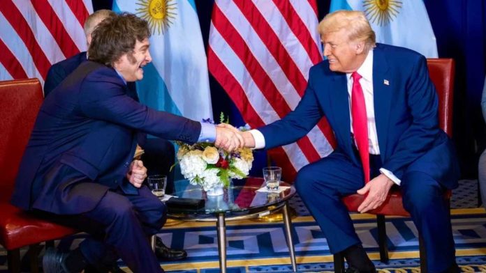 Milei Trump Milei Irán