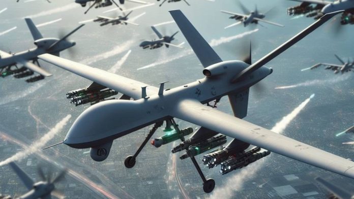 drones guerra fuerzas destructivas