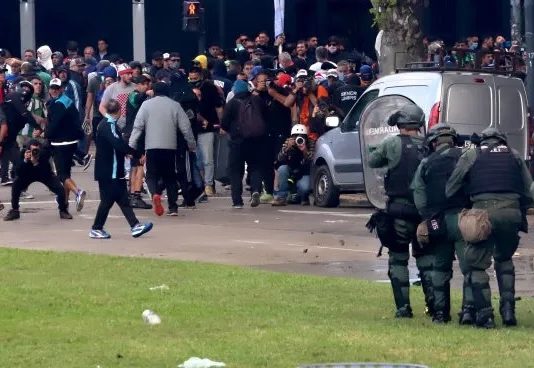 Nuevos peritajes que demuestran la criminalidad de la represión y la herida a Pablo Grillo Gendarmería Pablo Grillo