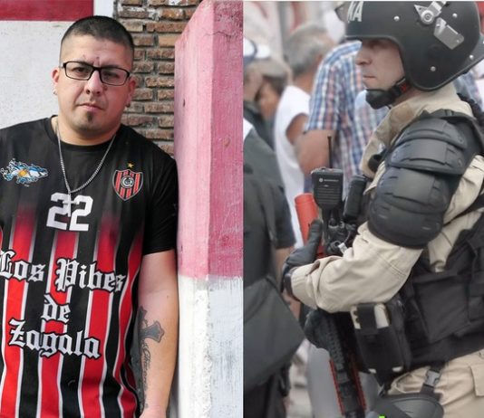 Identifican al prefecto que disparó al rostro y dejó ciego de un ojo a Jonathan Navarro Jonathan Navarro