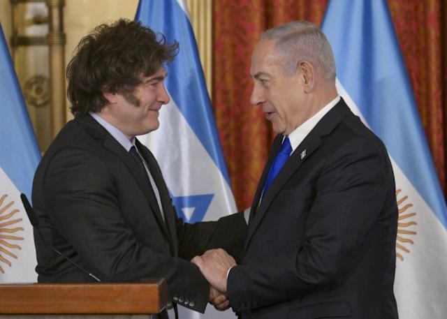 Milei Netanyahu Netanyahu Argentina