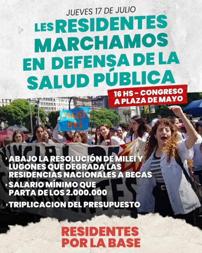 Residentes por la base residentes