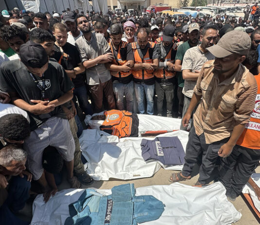 Genocidio sin fin (XVIII): Israel bombardeó dos veces un hospital en Gaza y asesinó a veinte personas, incluidos cinco periodistas Bombardeo contra hospital