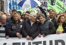 San Cayetano: la CGT hace de cuenta que lucha CGT San Cayetano