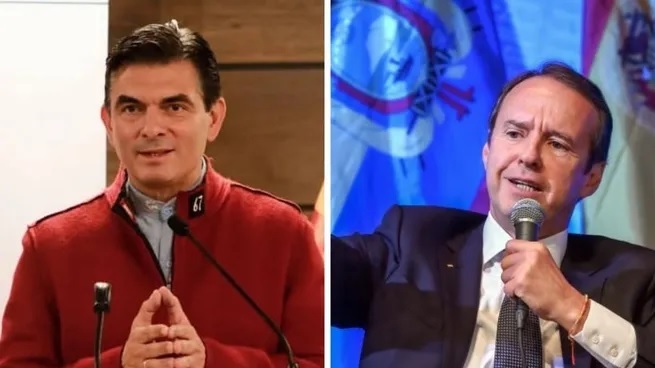 Rodrigo Paz y Jorge Quiroga
