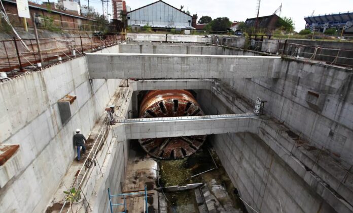 Soterramiento del Sarmiento