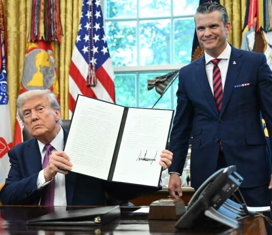 Trump y el Departamento de Guerra Departamento de guerra