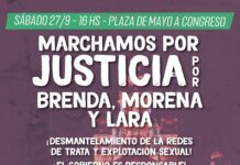 Fue femicidio: justicia por Brenda, Morena y Lara Brenda, Morena y Lara