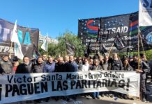 Los trabajadores de prensa, en lucha contra el incumplimiento de paritarias del Grupo Octubre Grupo Octubre