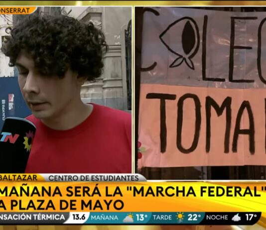 En los medios: Tinta Roja en la toma del Colegio Nacional de Buenos Aires Colegio Nacional de Buenos Aires toma