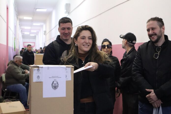 Votó Manuela Castañeira Votó Manuela Castañeira
