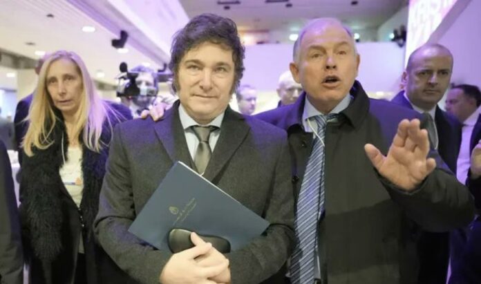Javier Milei y Gerardo Werthein Werthein