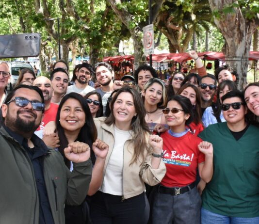 Manuela Castañeira y el Nuevo MAS en San Martín Manuela Castañeira en San Martín