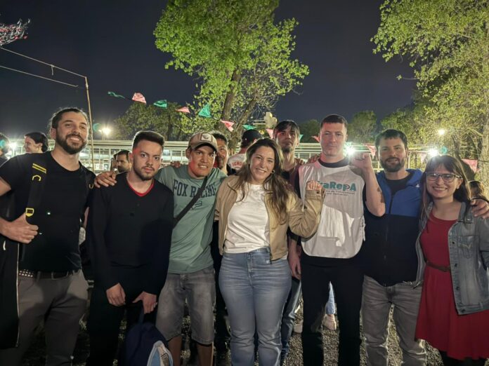 Manuela Castañeira en la zona sur Manuela Castañeira en la zona sur