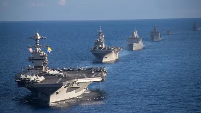 Portaaviones Trump militariza Mar Caribe