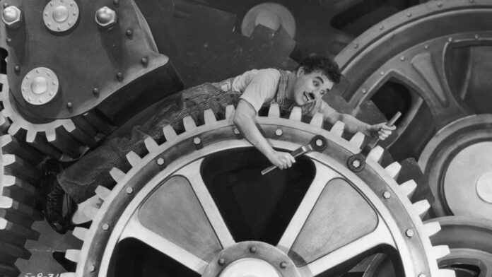 Tiempos modernos Chaplin trabajo humano