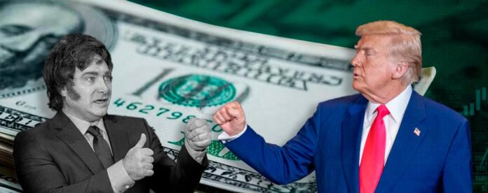 dolar-milei-trump dólar Trump MIlei