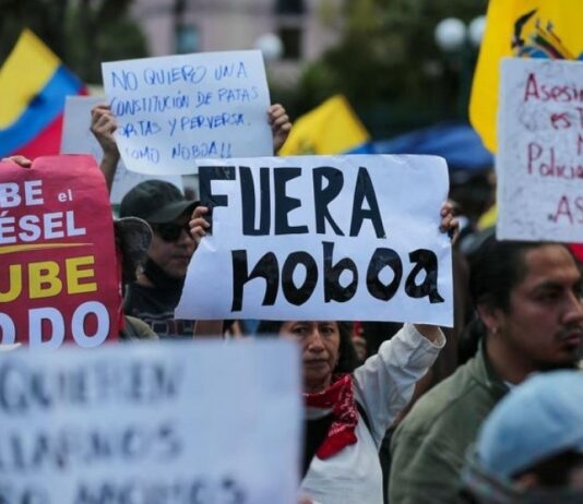 Ecuador: estallido social contra el aumento al diésel y el gobierno autoritario de Noboa Ecuador protestas