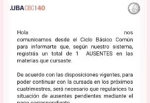 Las autoridades de la UBA penalizan a los estudiantes del CBC con un arancel aranceles UBA